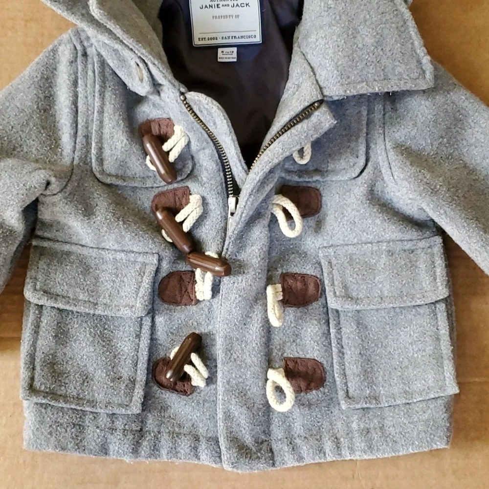 Janie and Jack wool pea coat